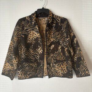 100% Cotton Animal Print Tapestry Jacket
